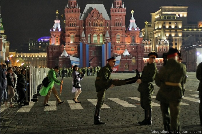 Không khí chuẩn bị cho Ngày chiến thắng 9/5 đang diễn ra rất sôi động tại thủ đô Moscow.